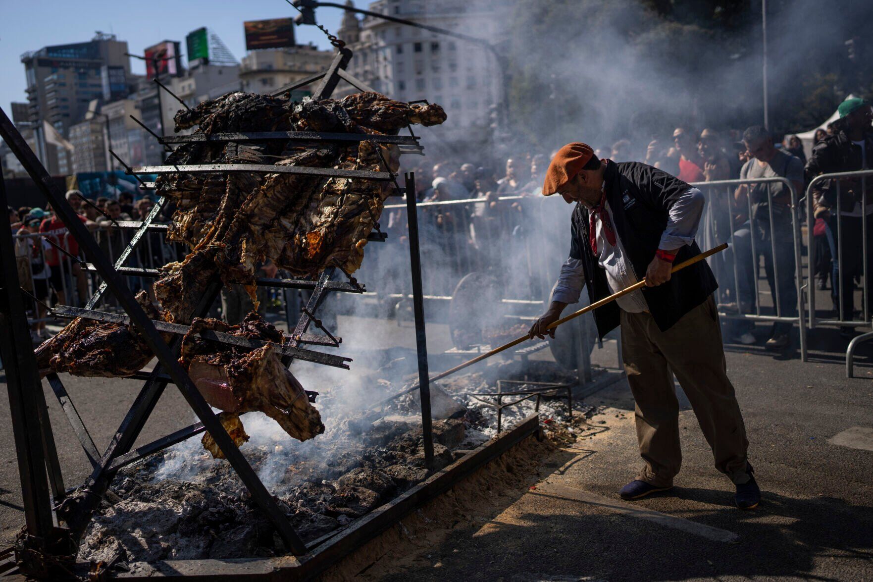 APTOPIX Argentina Barbecue Championship